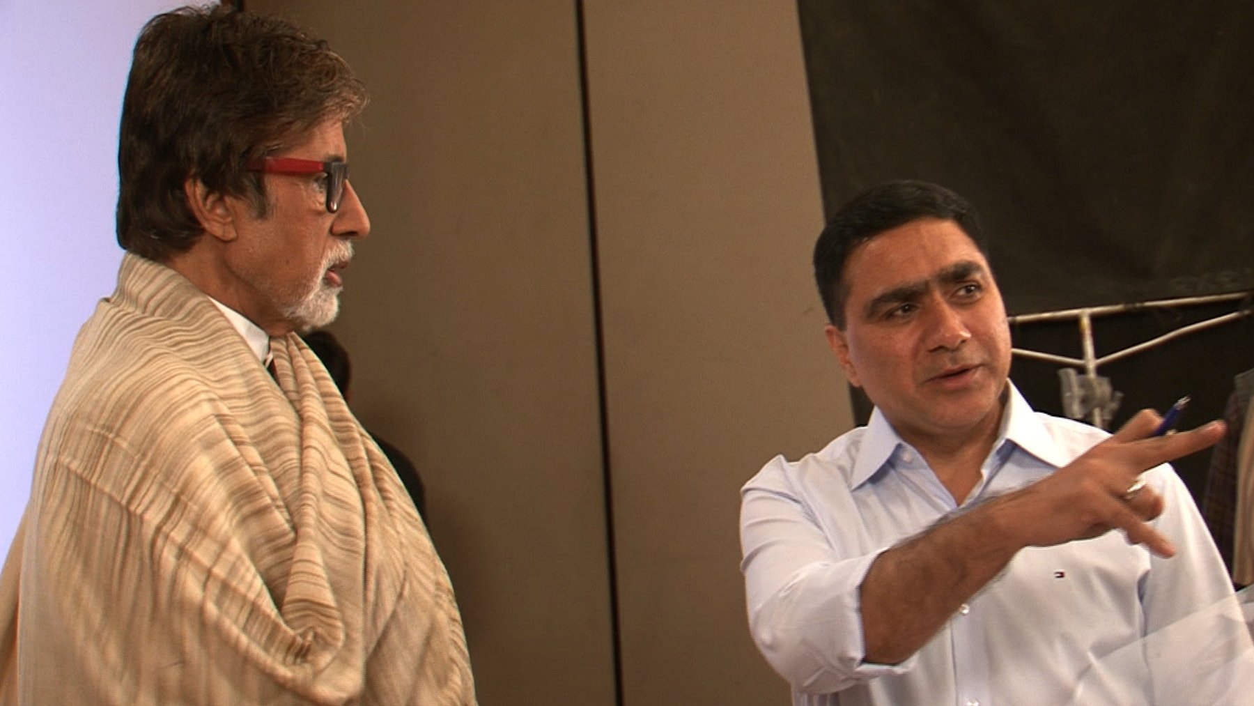 Behind the scenes with Amitabh Bachchan